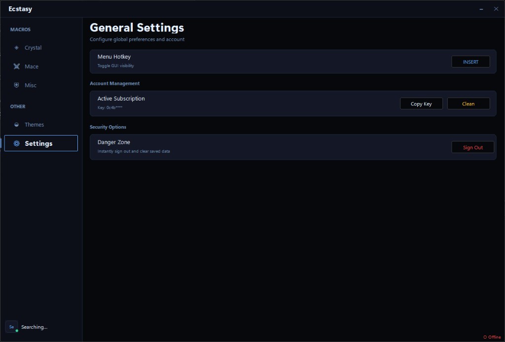 General Settings